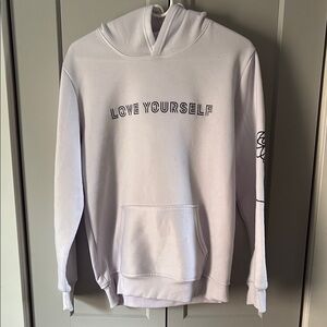 White 'Love Yourself' Hoodie
